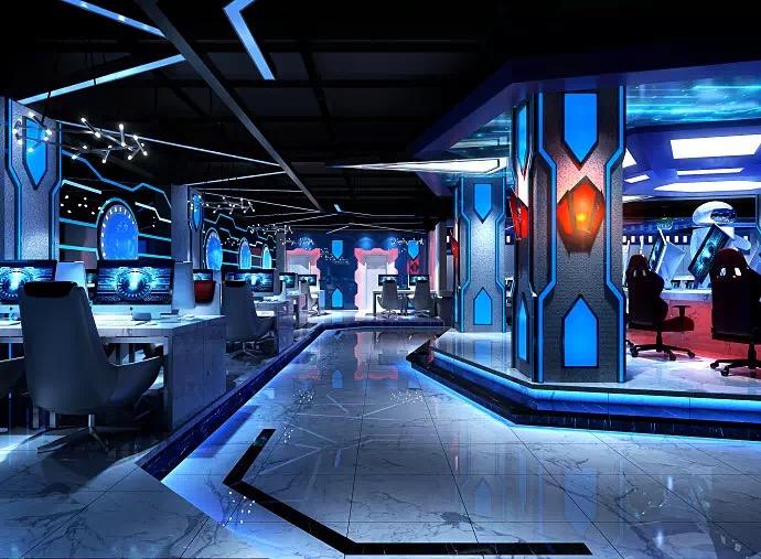 如何提升網(wǎng)咖裝修檔次？網(wǎng)咖設(shè)計(jì)效果圖