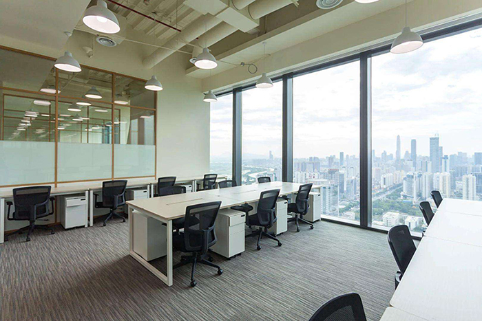 寫字樓辦公樓落地窗怎么設(shè)計裝修？