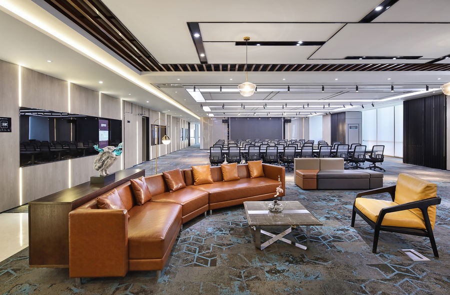 辦公室開放式會(huì)議室設(shè)計(jì)效果圖