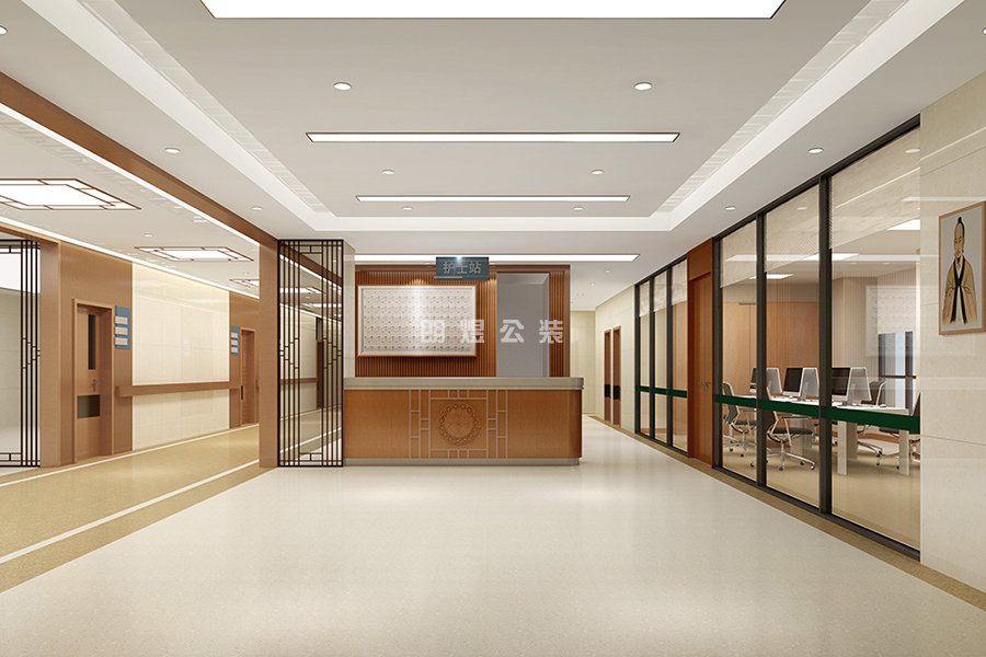 社區(qū)醫(yī)院導醫(yī)臺設計效果圖