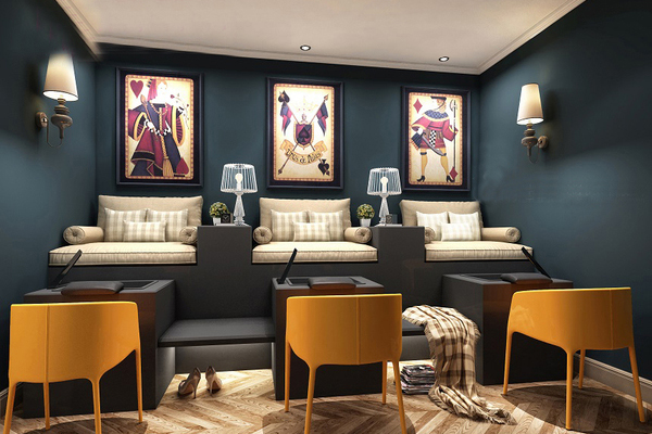 簡(jiǎn)約美甲店裝修設(shè)計(jì)效果圖