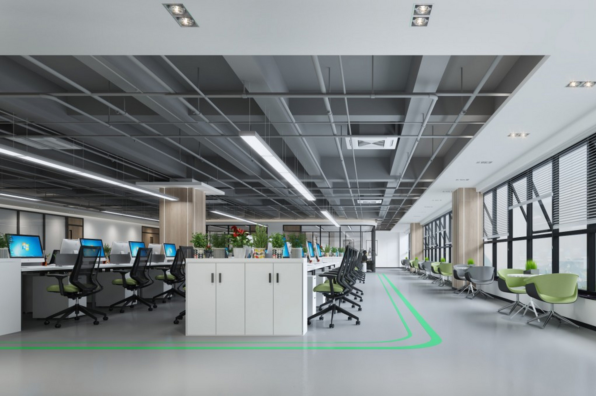 辦公室裝修現(xiàn)代風格