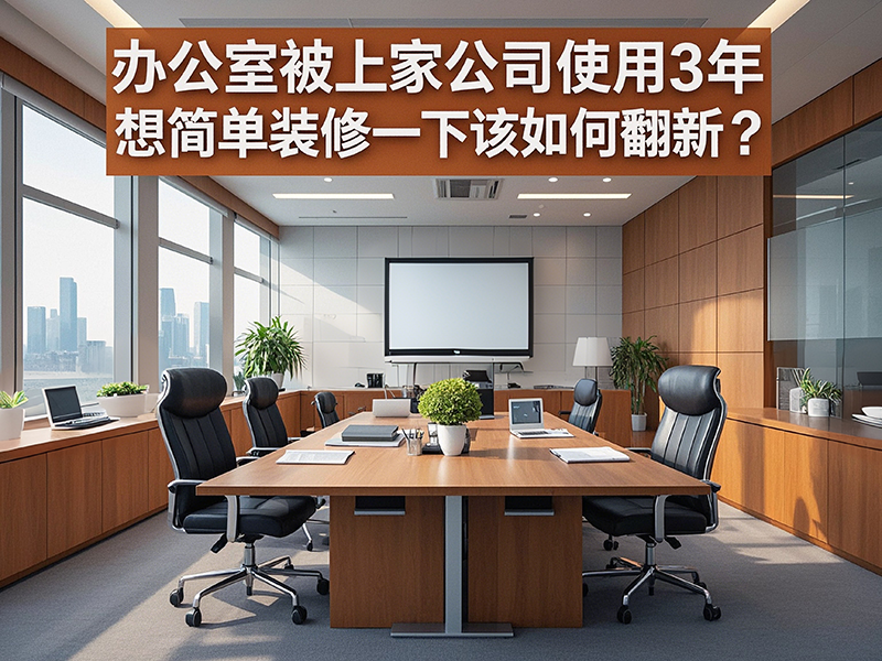 辦公室被上家公司使用3年，想簡(jiǎn)單裝修一下該如何翻新？