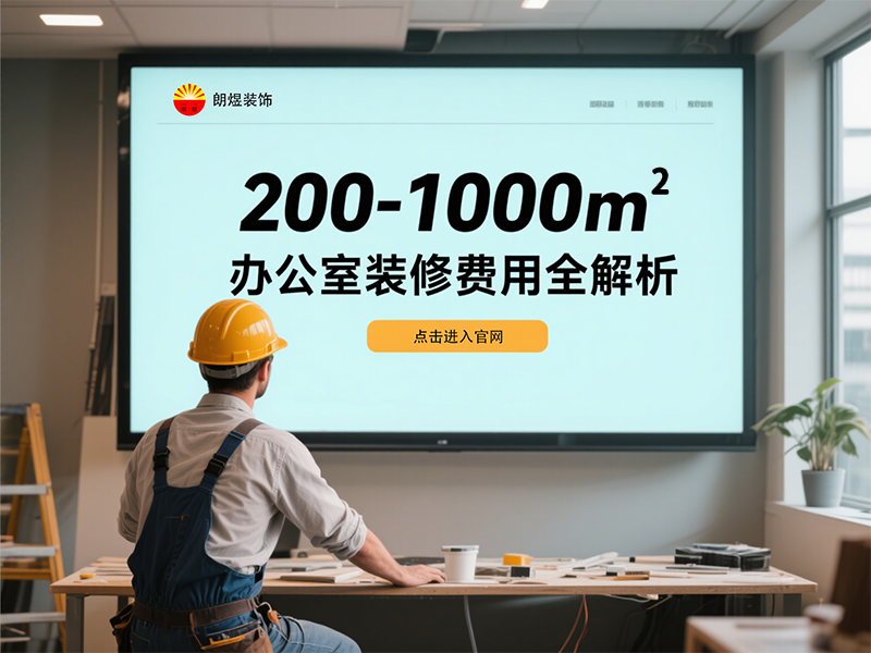 200-1000㎡辦公室裝修費(fèi)用全解析