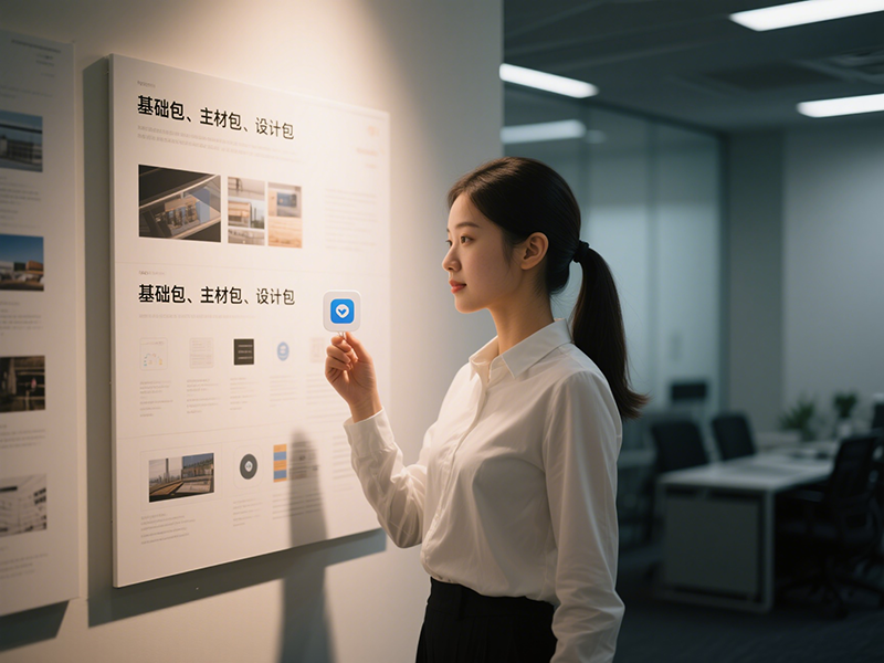 辦公室裝修基礎(chǔ)包、主材包、設(shè)計(jì)包