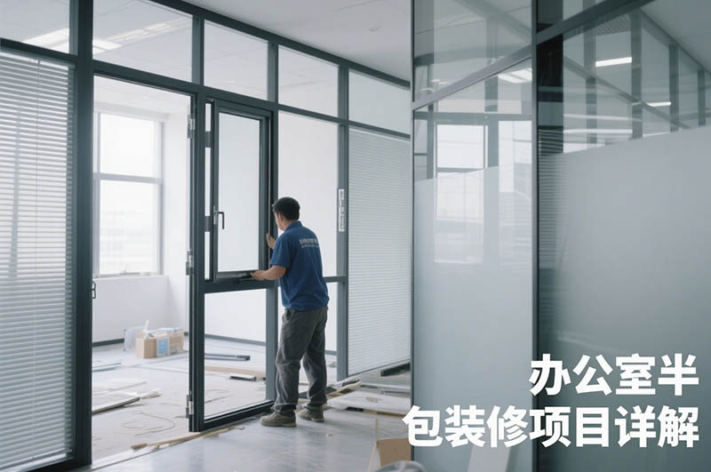 辦公室半包裝修項目詳解?