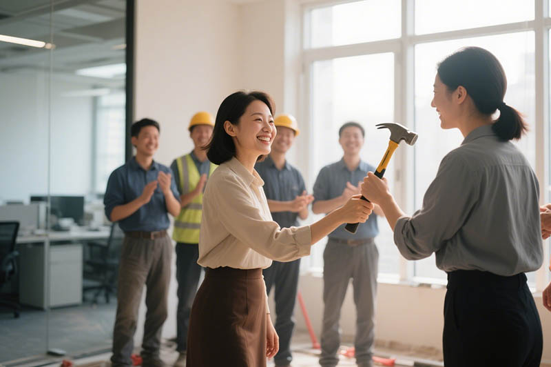 辦公室裝修開工