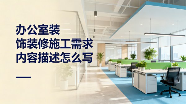 辦公室裝飾裝修施工需求內容描述怎么寫？